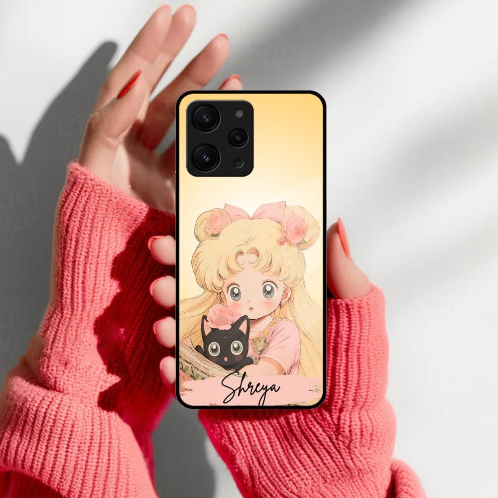 Lovely Sailor Moon Customize Glass Case Cover For Redmi/Xiaomi - ShopOnCliQ