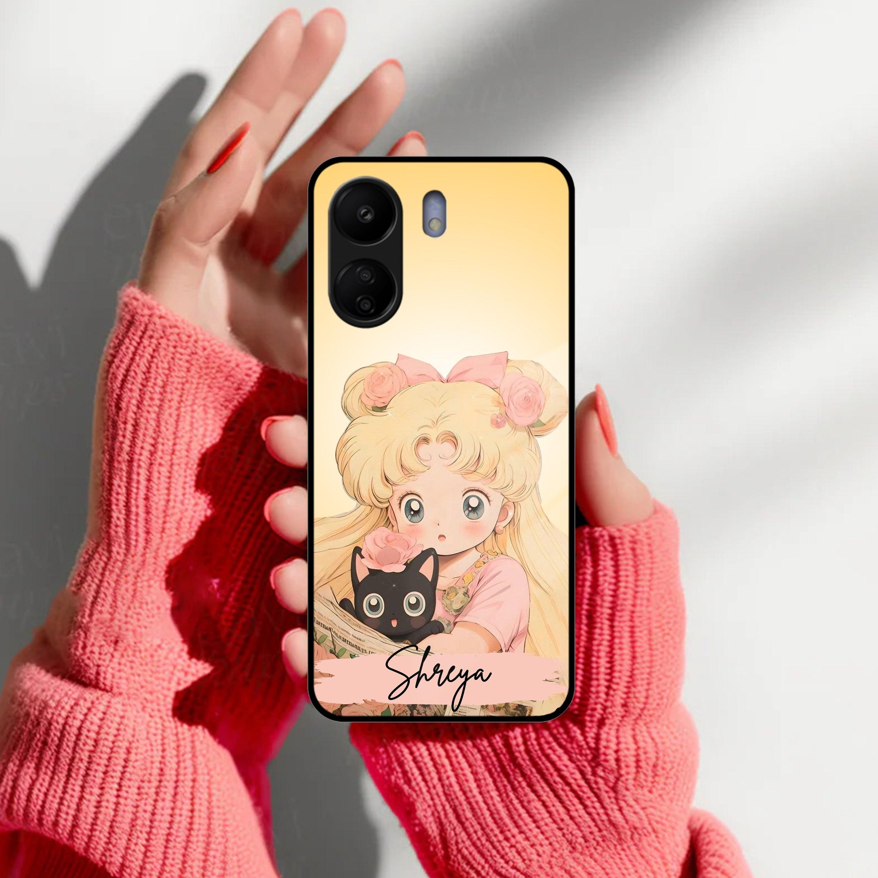 Lovely Sailor Moon Customize Glass Case Cover For Redmi/Xiaomi - ShopOnCliQ