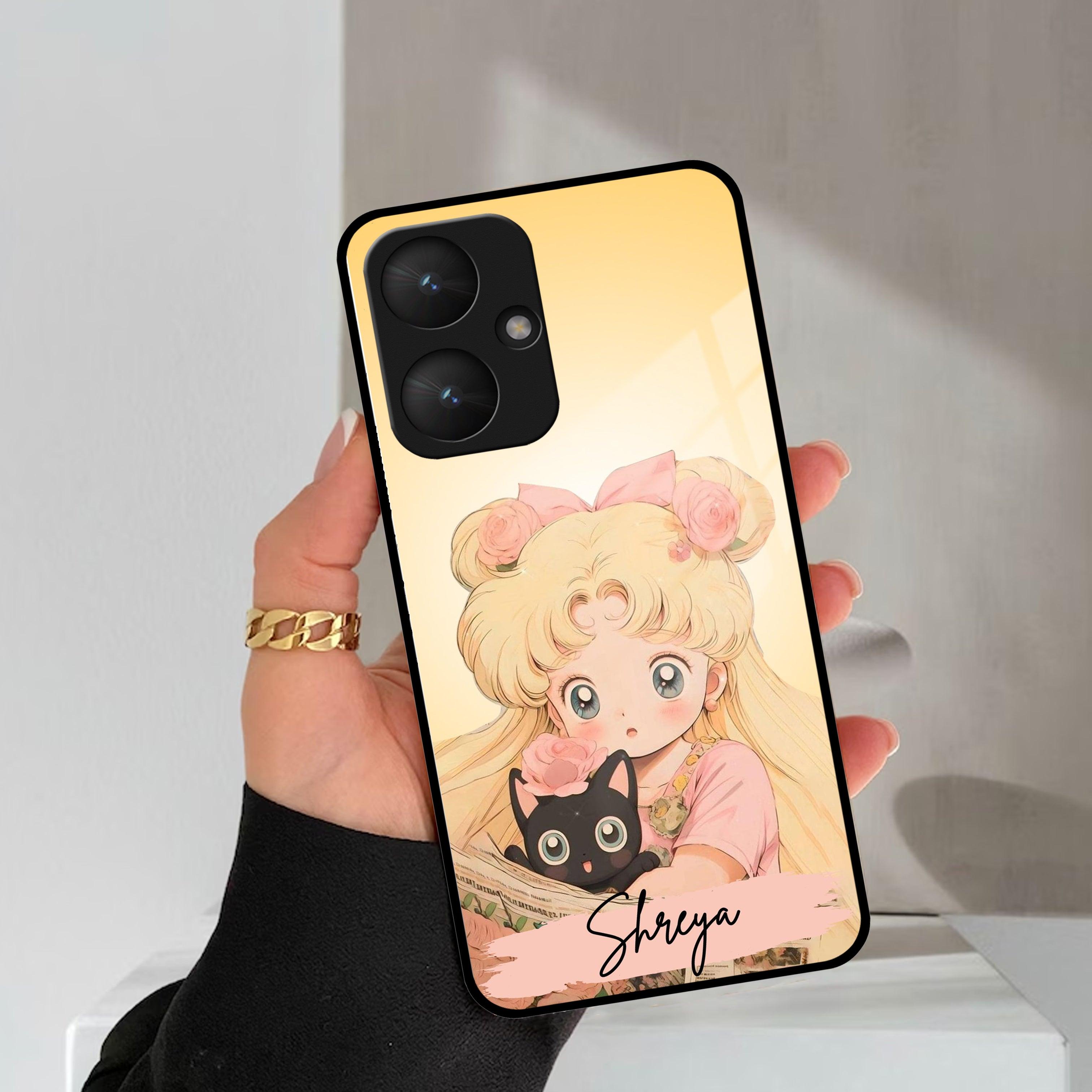 Lovely Sailor Moon Customize Glass Case Cover For Redmi/Xiaomi - ShopOnCliQ