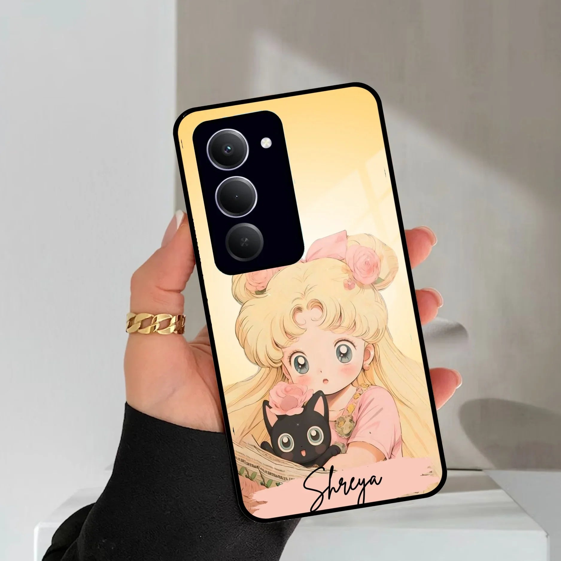 Lovely Sailor Moon Customize Glass Case Cover For Redmi/Xiaomi - ShopOnCliQ