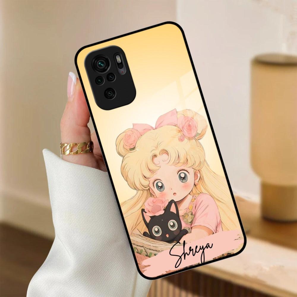 Lovely Sailor Moon Customize Glass Case Cover For Redmi/Xiaomi - ShopOnCliQ