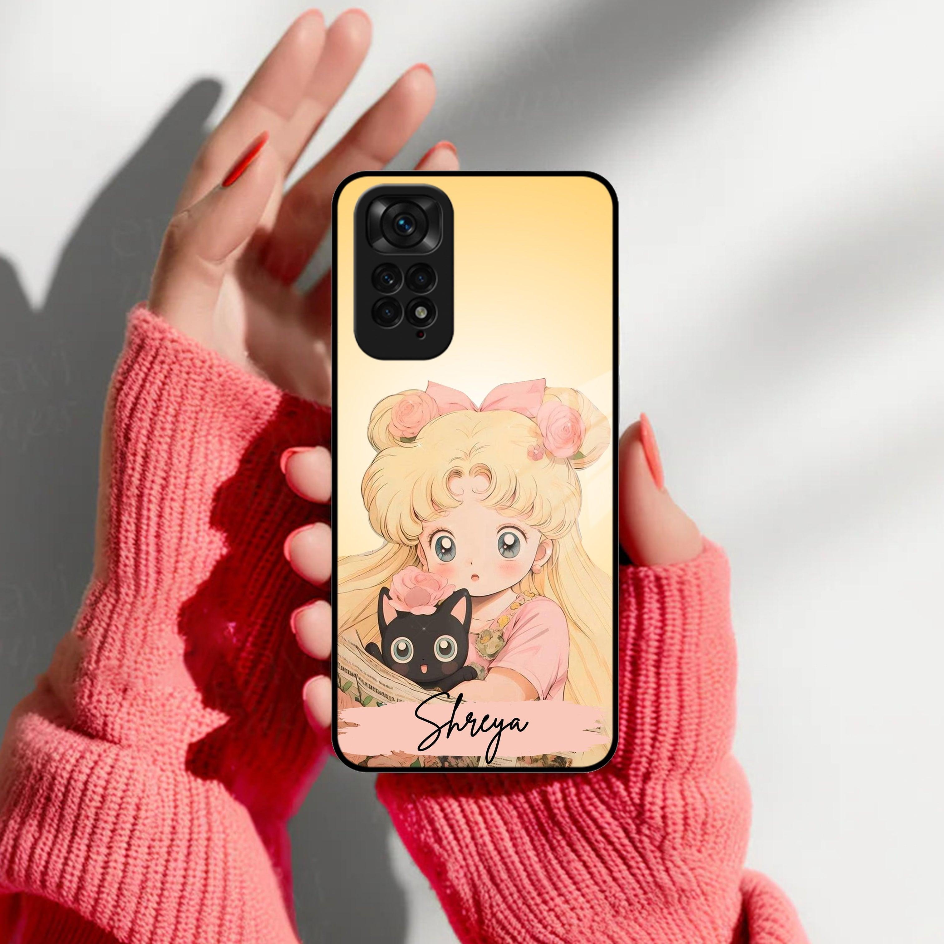 Lovely Sailor Moon Customize Glass Case Cover For Redmi/Xiaomi - ShopOnCliQ