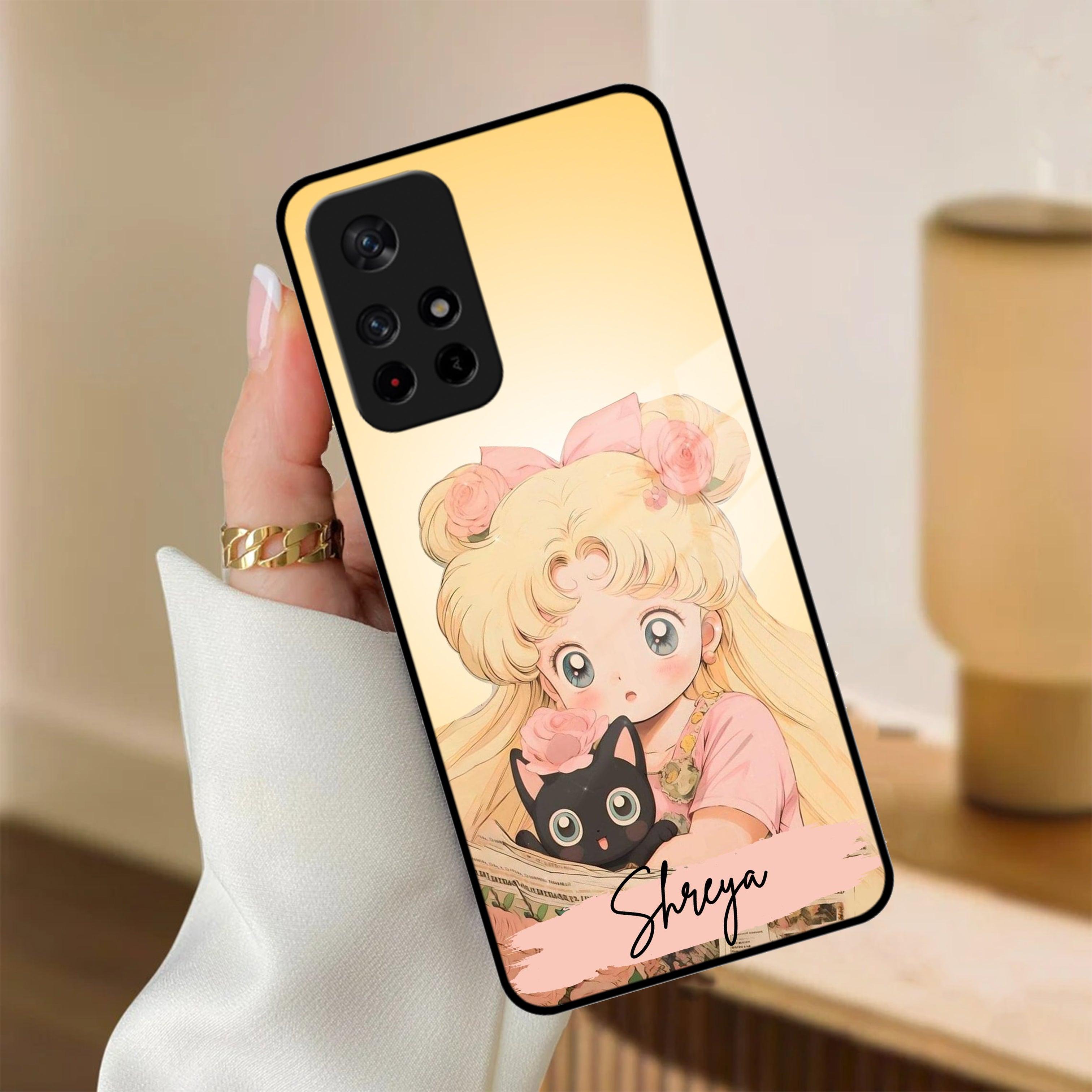 Lovely Sailor Moon Customize Glass Case Cover For Redmi/Xiaomi - ShopOnCliQ