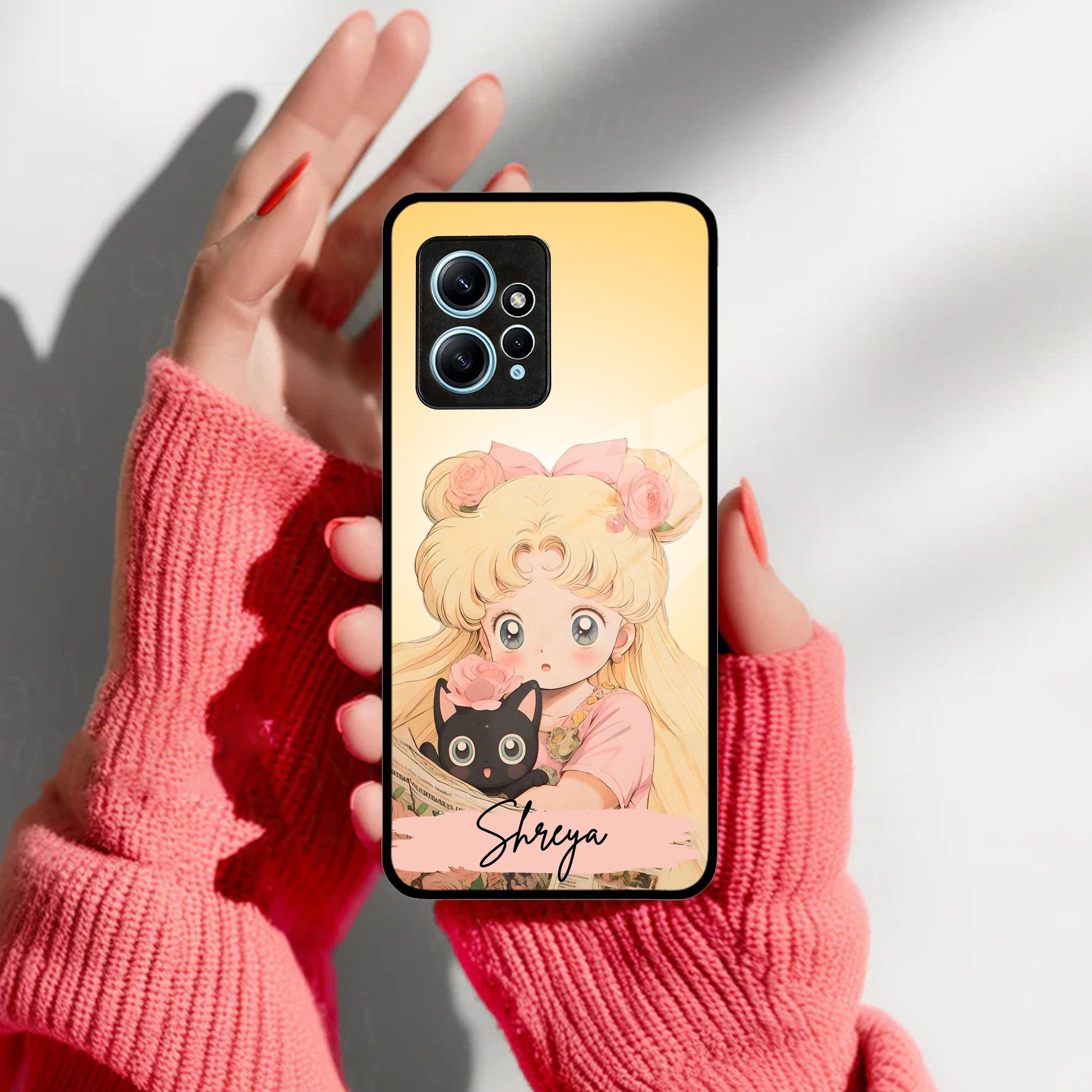 Lovely Sailor Moon Customize Glass Case Cover For Redmi/Xiaomi - ShopOnCliQ