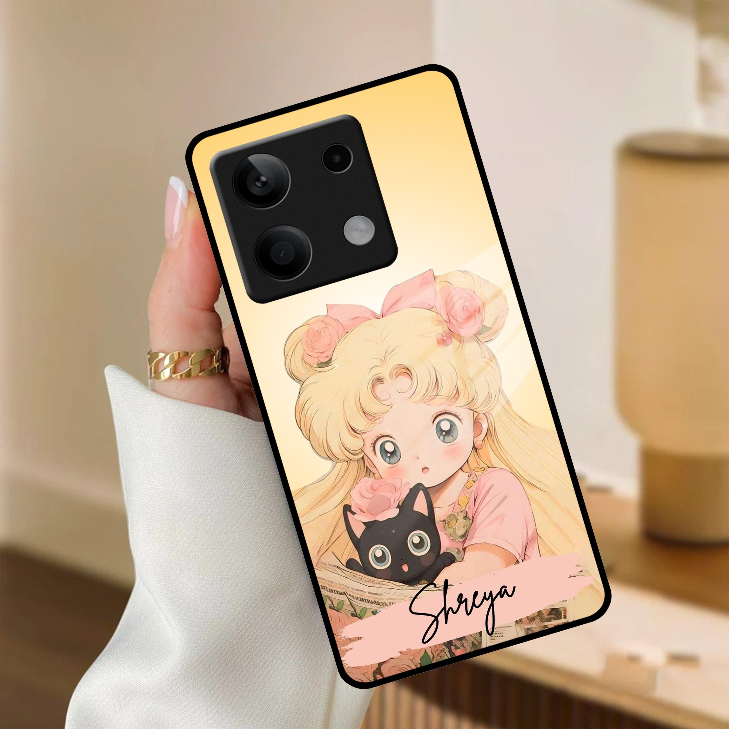 Lovely Sailor Moon Customize Glass Case Cover For Redmi/Xiaomi - ShopOnCliQ