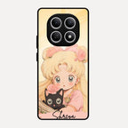 Lovely Sailor Moon Customize Glass Case Cover For Redmi Note 15 5G