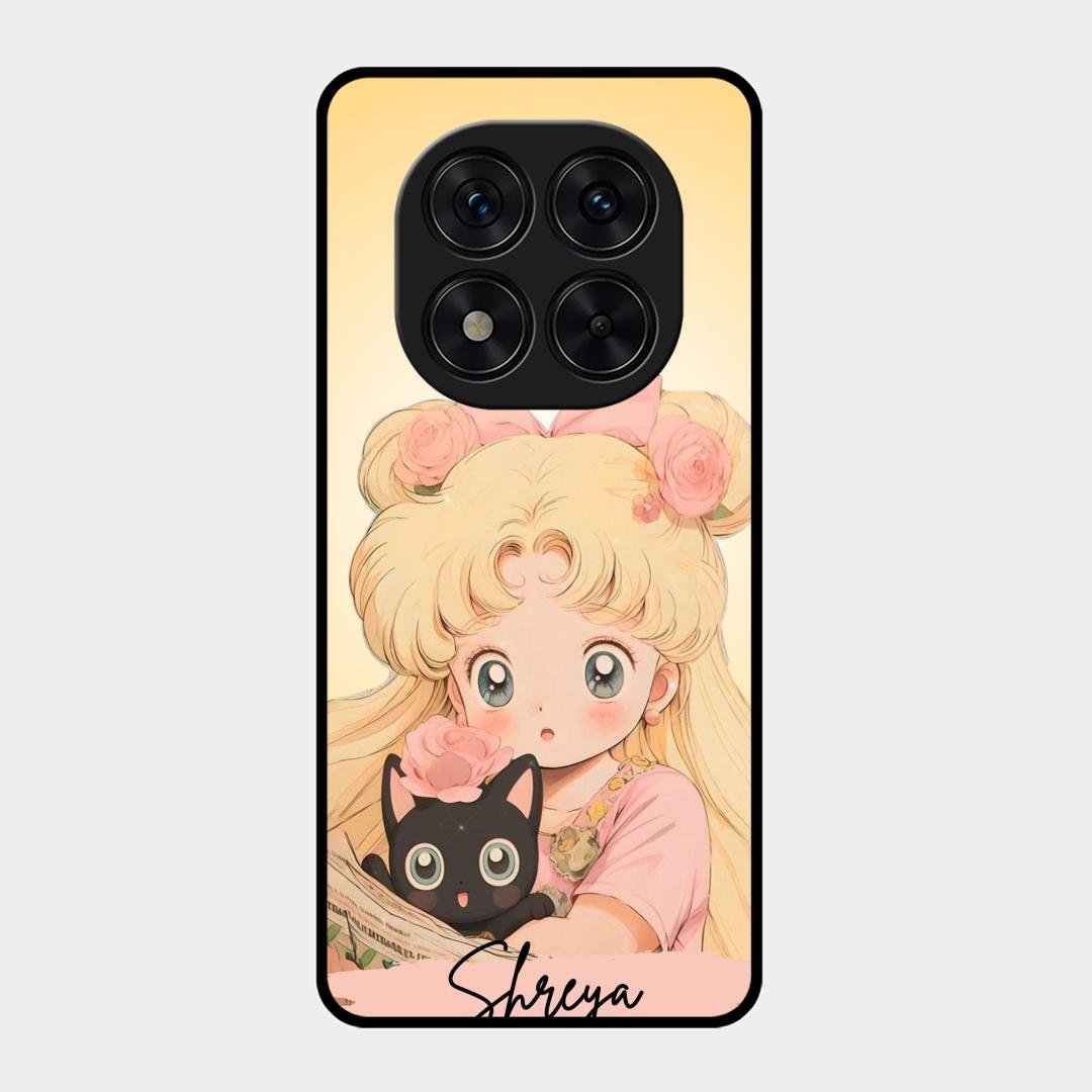 Lovely Sailor Moon Customize Glass Case Cover For Redmi Note 15 Pro Plus 5G