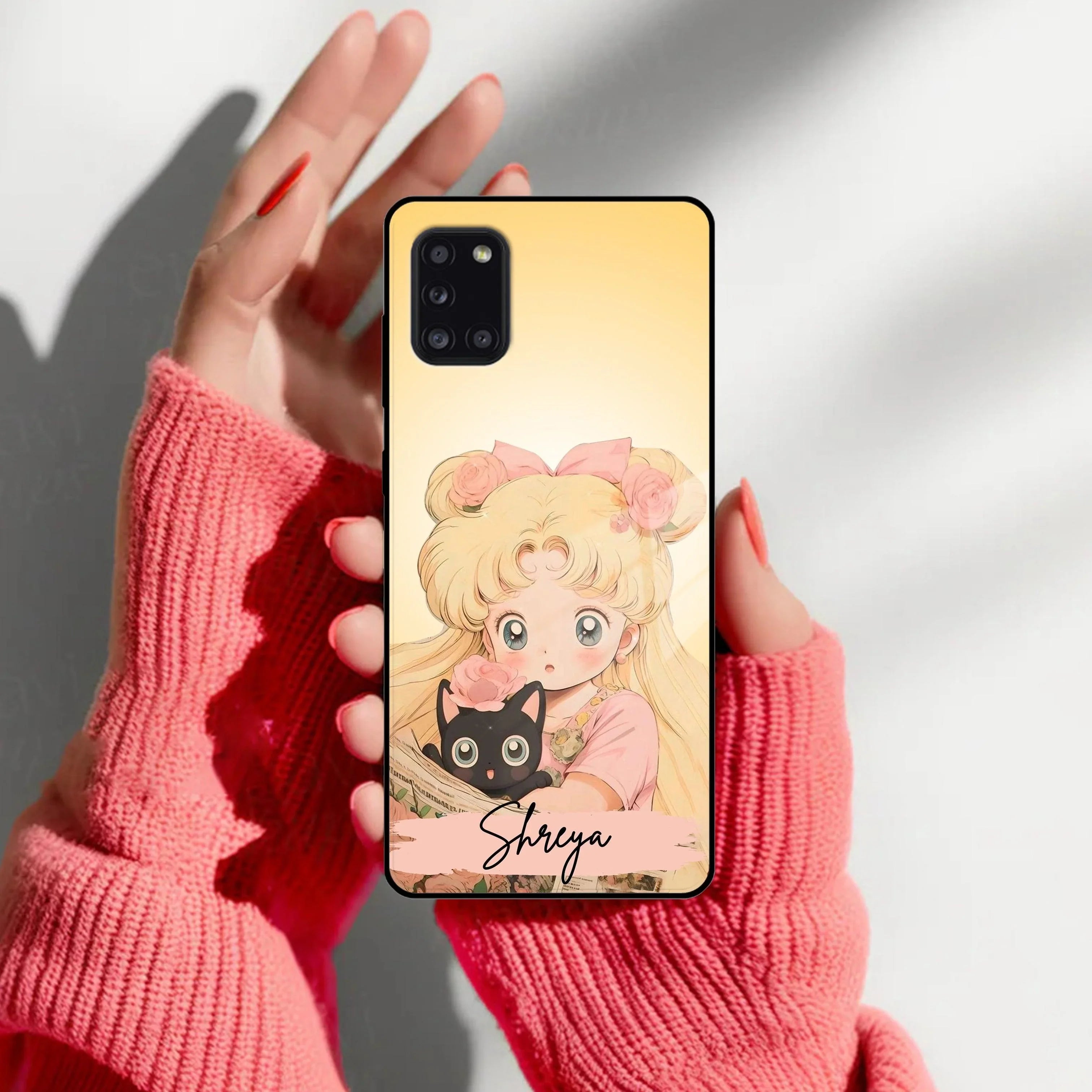 Lovely Sailor Moon Customize Glass Case Cover For Samsung - ShopOnCliQ