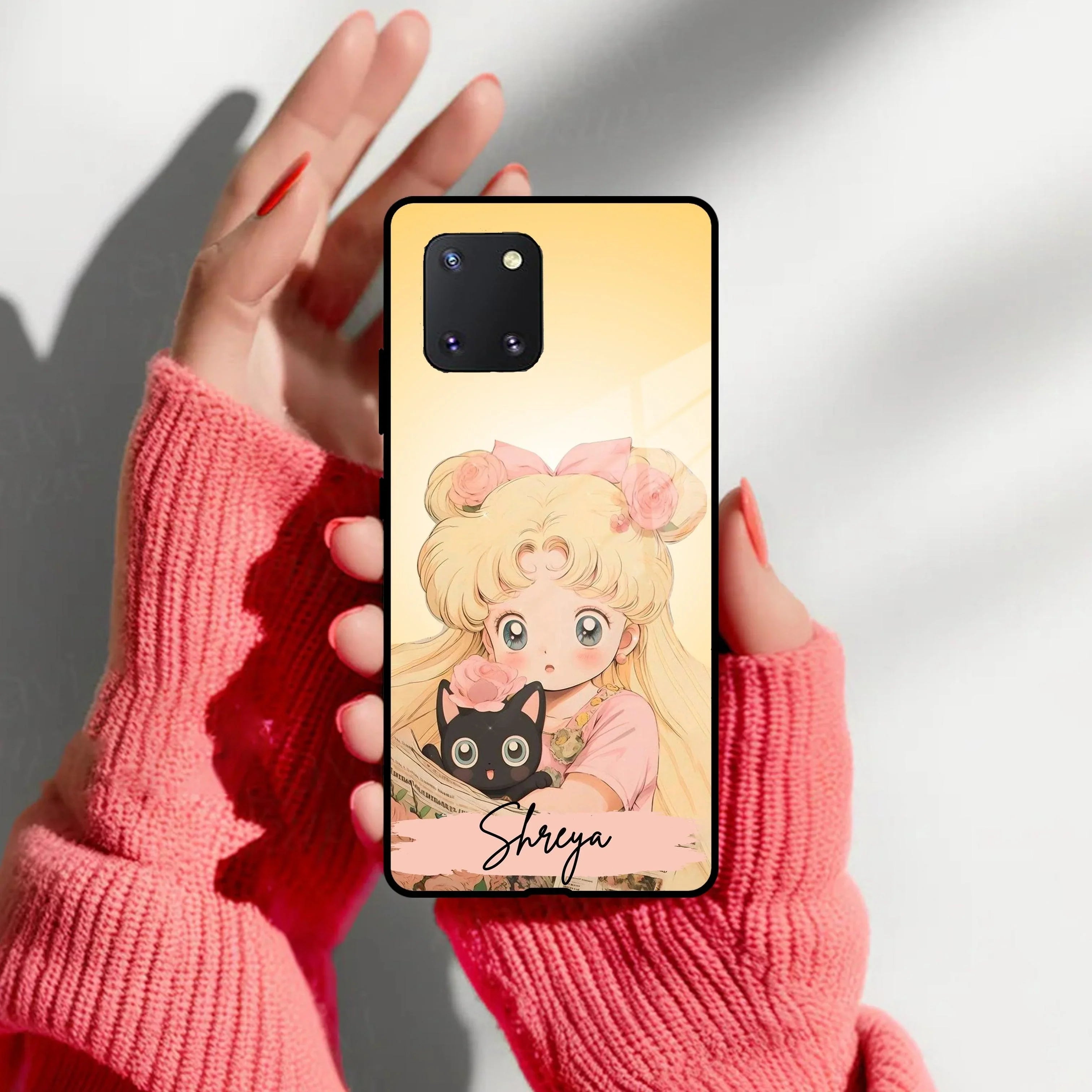 Lovely Sailor Moon Customize Glass Case Cover For Samsung - ShopOnCliQ