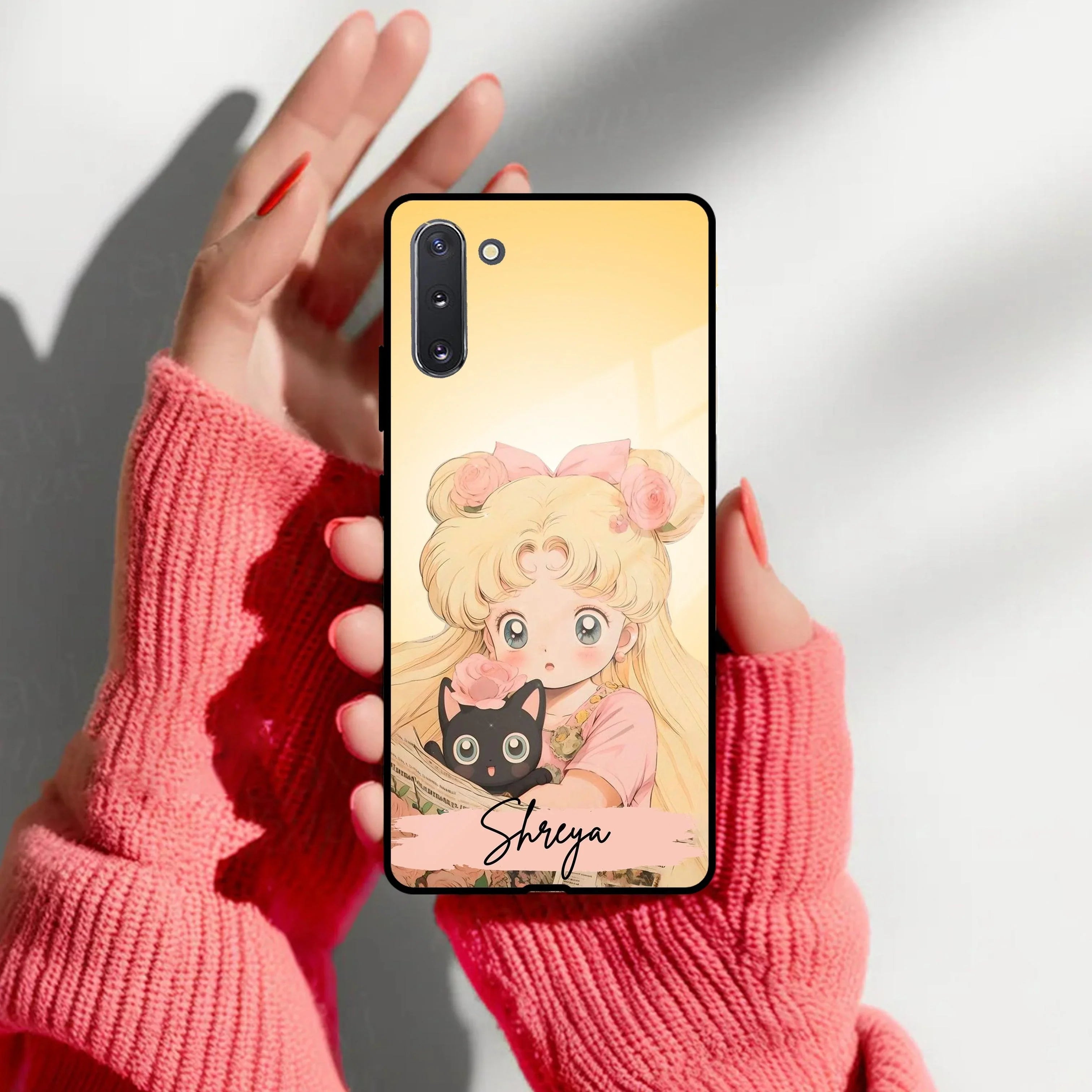Lovely Sailor Moon Customize Glass Case Cover For Samsung - ShopOnCliQ