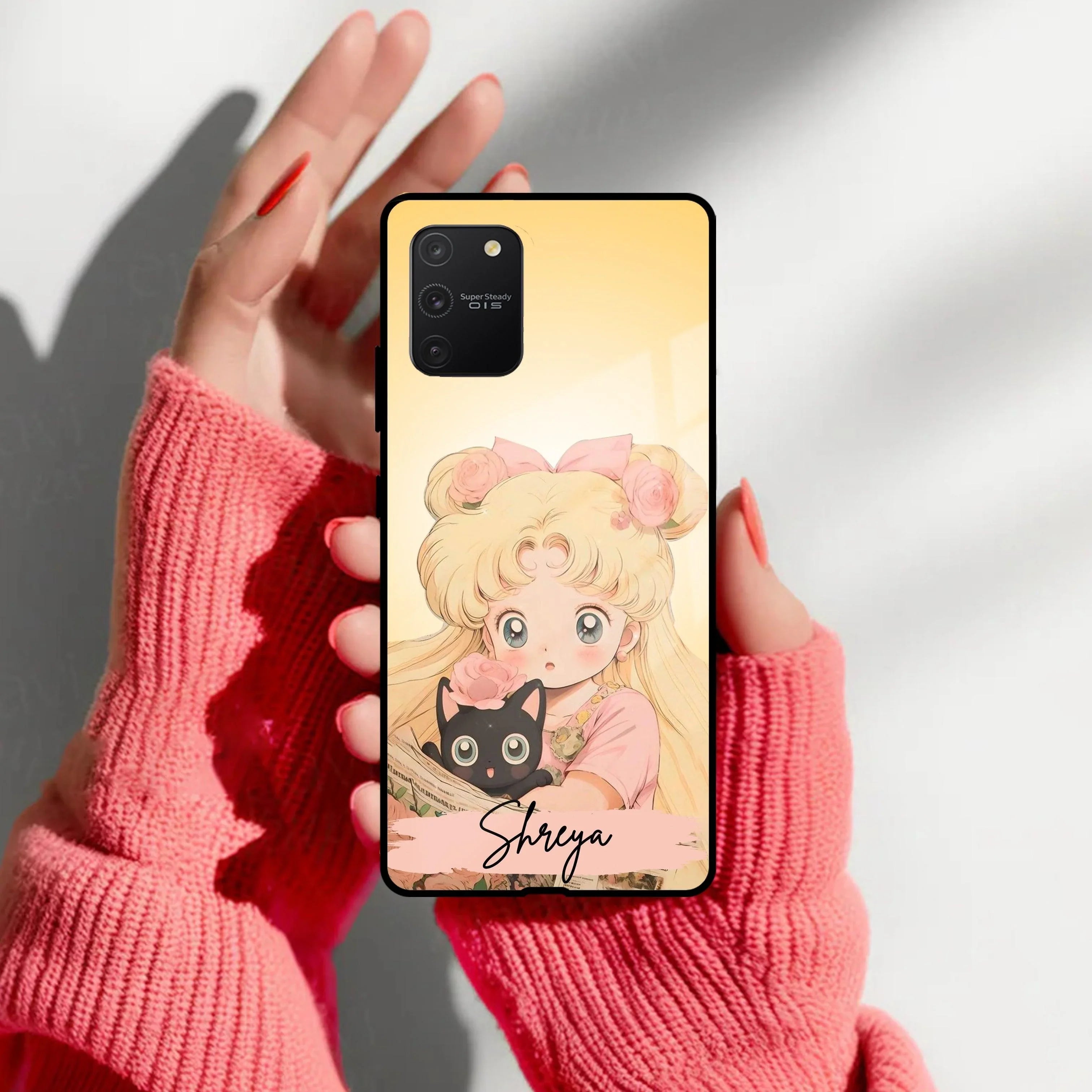 Lovely Sailor Moon Customize Glass Case Cover For Samsung - ShopOnCliQ