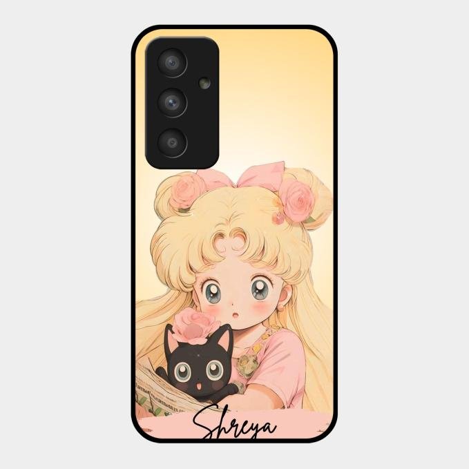 Lovely Sailor Moon Customize Glass Case Cover For Samsung Galaxy A54 5G