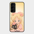 Lovely Sailor Moon Customize Glass Case Cover For Samsung Galaxy A55 5G