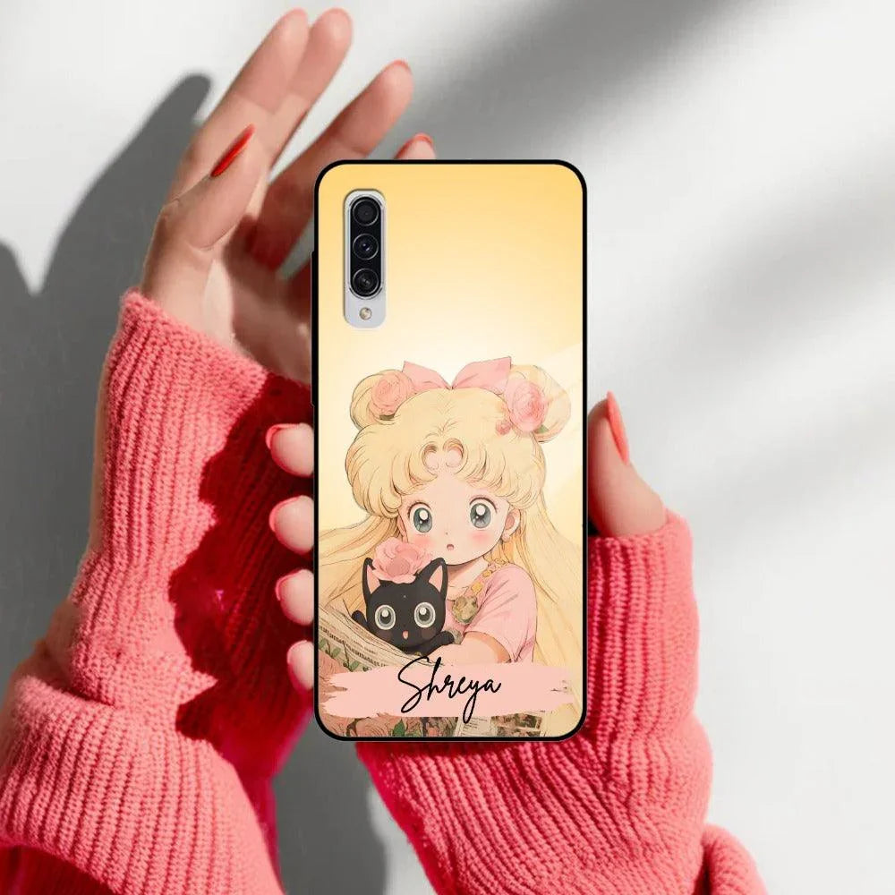 Lovely Sailor Moon Customize Glass Case Cover For Samsung - ShopOnCliQ