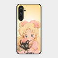 Lovely Sailor Moon Customize Glass Case Cover For Samsung Galaxy M35 5G