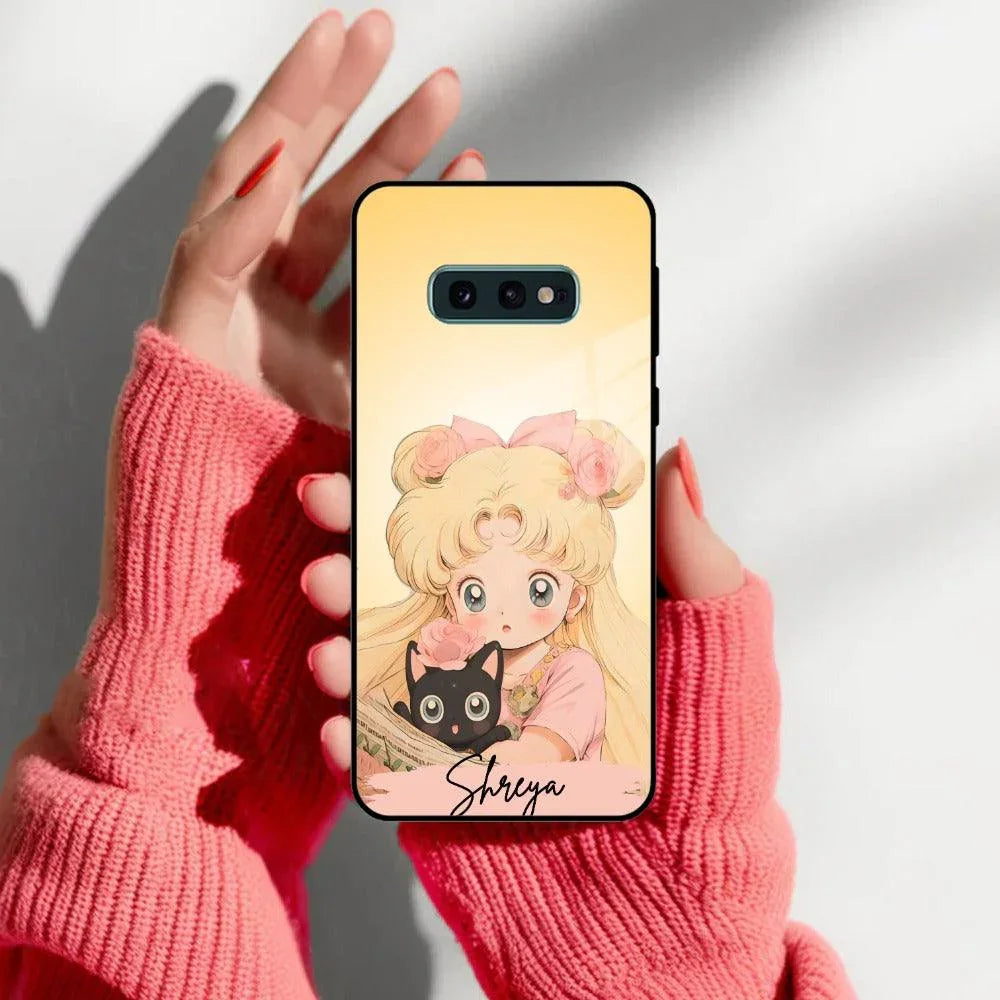 Lovely Sailor Moon Customize Glass Case Cover For Samsung - ShopOnCliQ