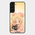 Lovely Sailor Moon Customize Glass Case Cover For Samsung Galaxy S22 5G