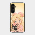 Lovely Sailor Moon Customize Glass Case Cover For Samsung Galaxy S24 Fe 5G
