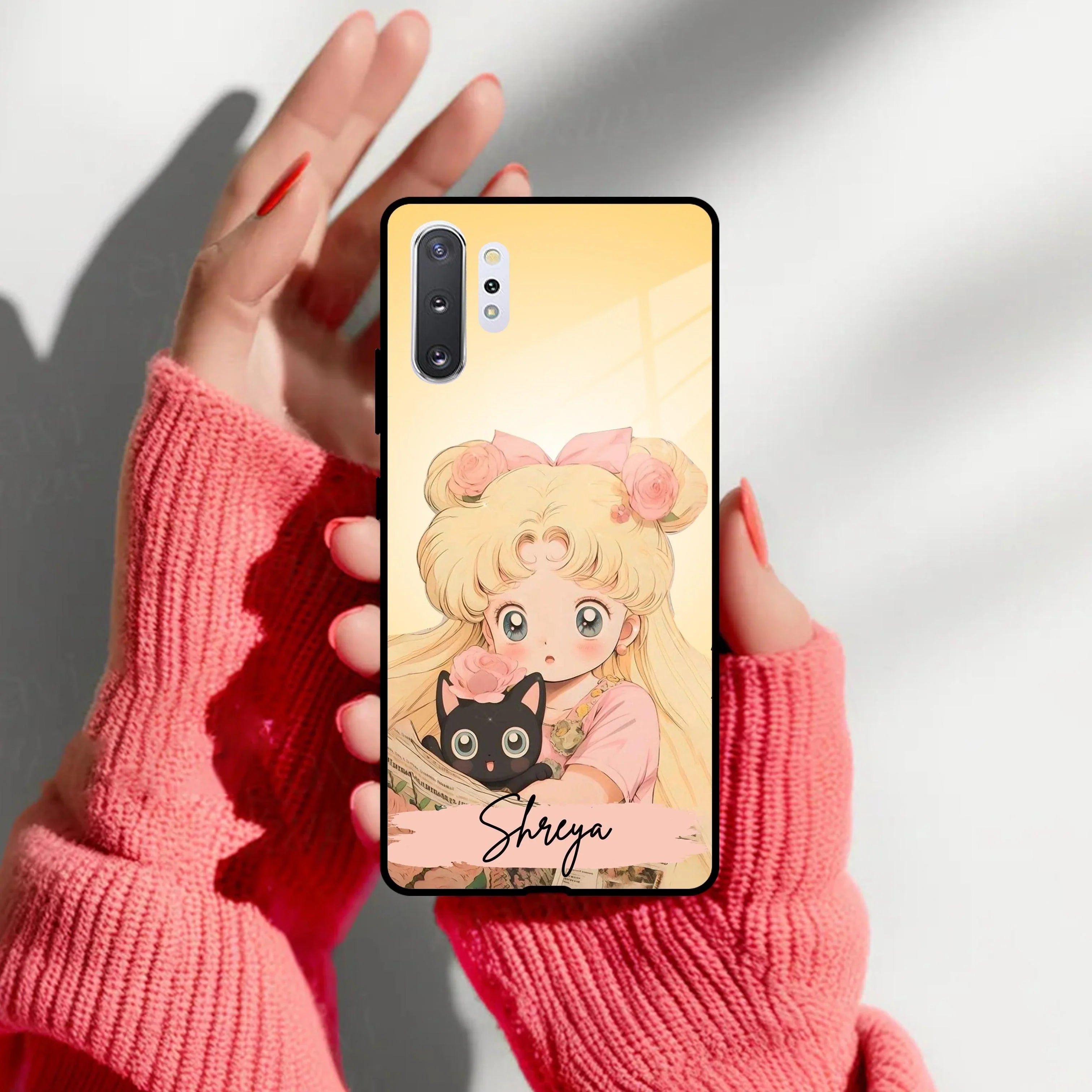 Lovely Sailor Moon Customize Glass Case Cover For Samsung - ShopOnCliQ