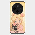 Lovely Sailor Moon Customize Glass Case Cover For Vivo T4 5G