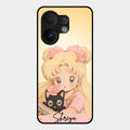 Lovely Sailor Moon Customize Glass Case Cover For Vivo T4 Pro 5G
