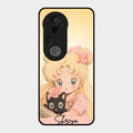 Lovely Sailor Moon Customize Glass Case Cover For Vivo T4 Ultra 5G