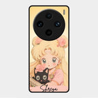 Lovely Sailor Moon Customize Glass Case Cover For Vivo X100 Pro 5G