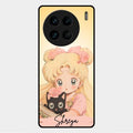 Lovely Sailor Moon Customize Glass Case Cover For Vivo X90 Pro 5G