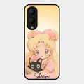Lovely Sailor Moon Customize Glass Case Cover For Vivo Y17S