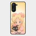 Lovely Sailor Moon Customize Glass Case Cover For Vivo Y28E 5G