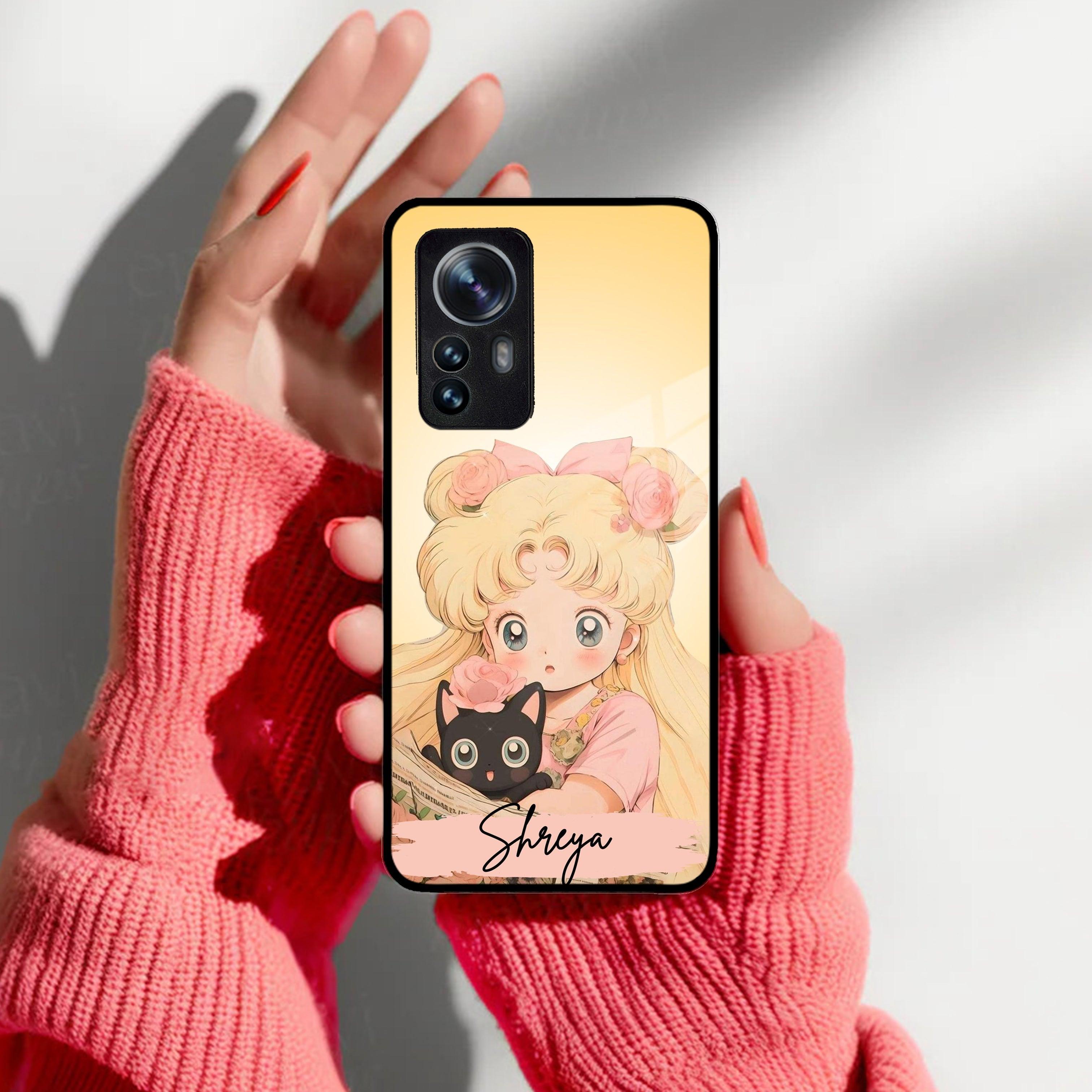 Lovely Sailor Moon Customize Glass Case Cover For Redmi/Xiaomi - ShopOnCliQ