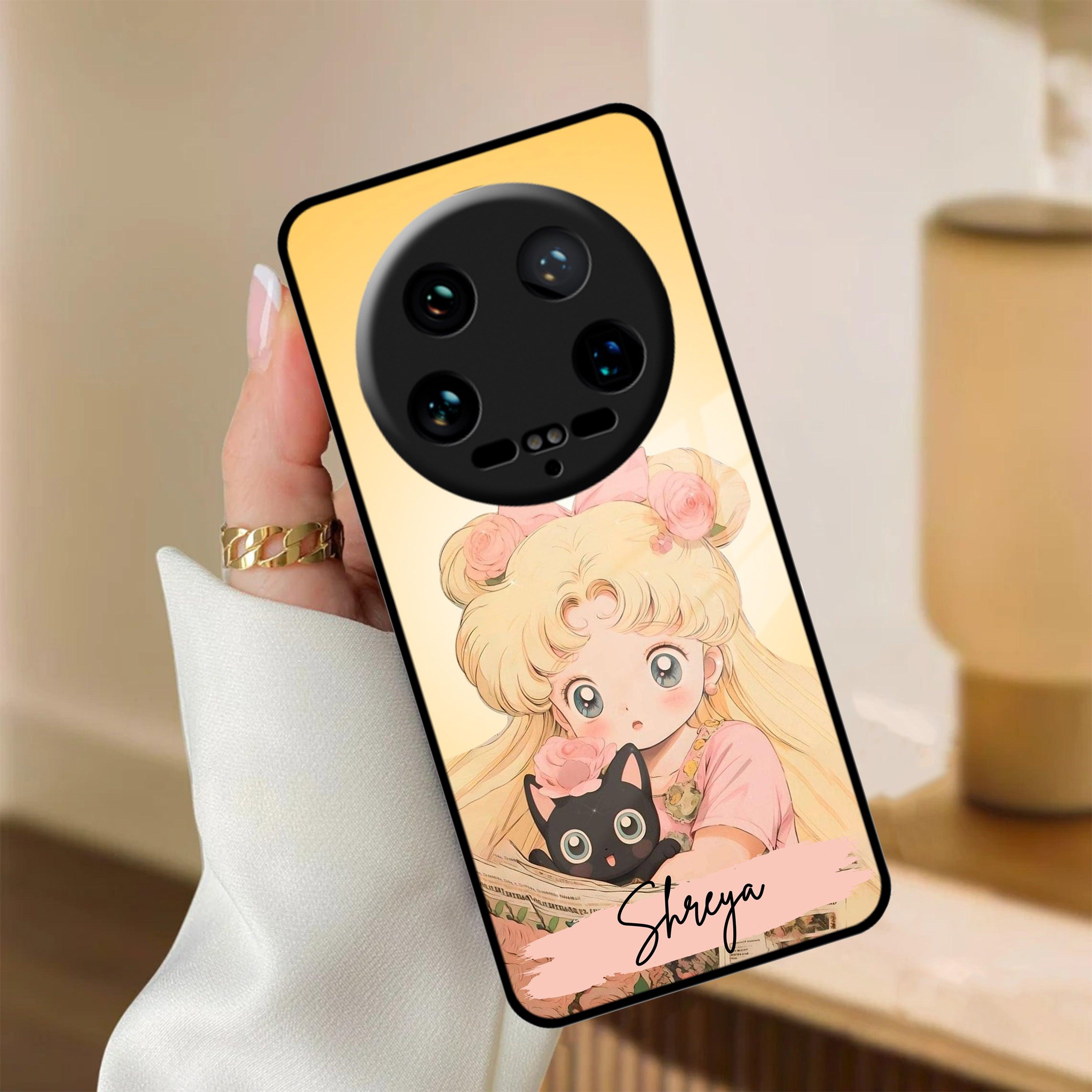 Lovely Sailor Moon Customize Glass Case Cover For Redmi/Xiaomi - ShopOnCliQ