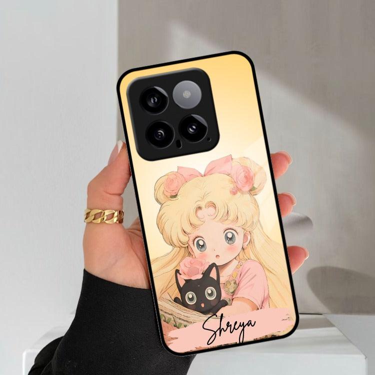 Lovely Sailor Moon Customize Glass Case Cover For Redmi/Xiaomi - ShopOnCliQ