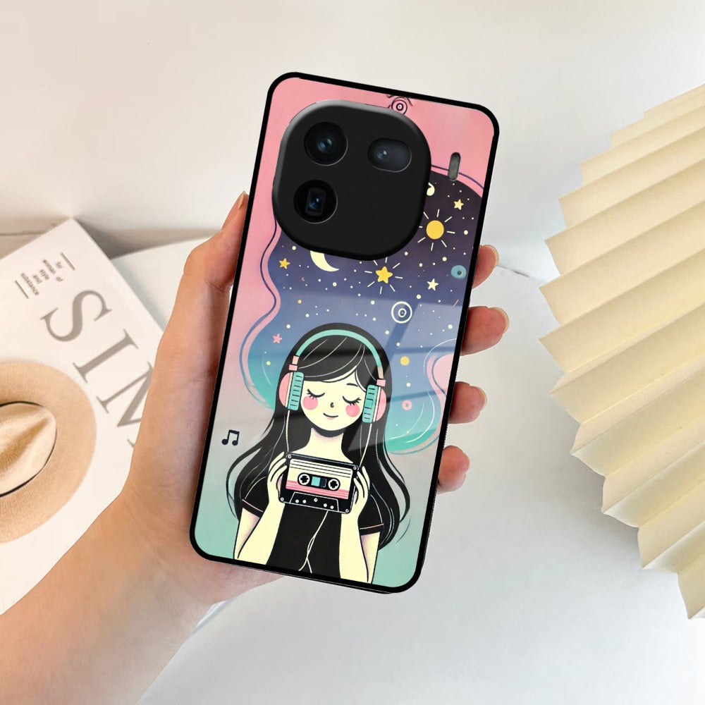 Luna Glass Case Cover For iQOO