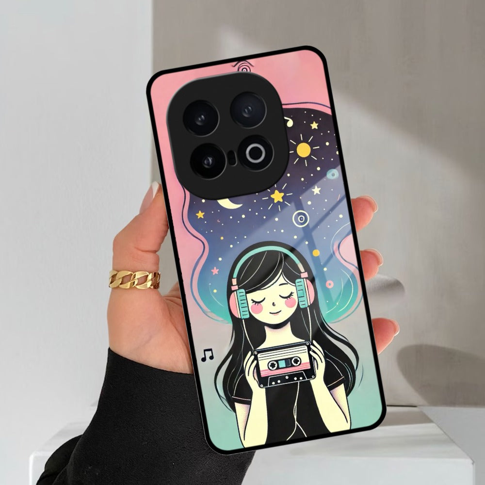 Luna Glass Case Cover For iQOO