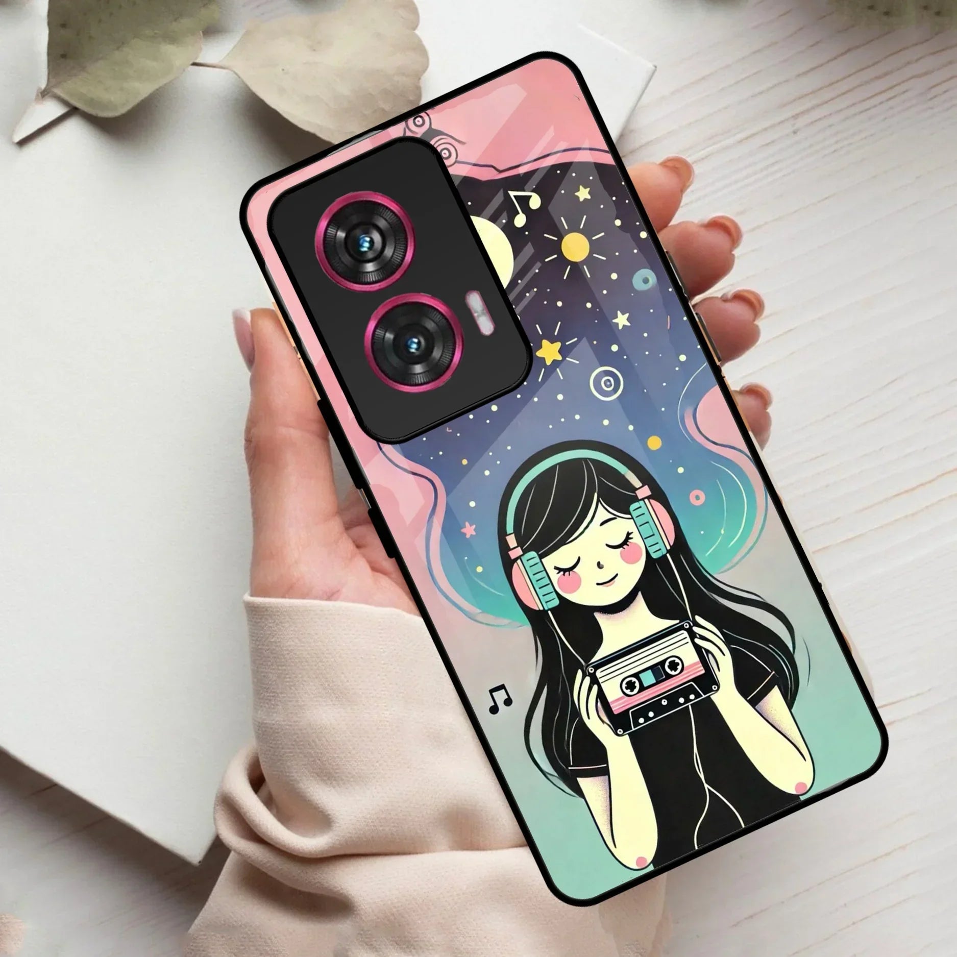 Luna Glass Case Cover For Motorola - ShopOnCliQ