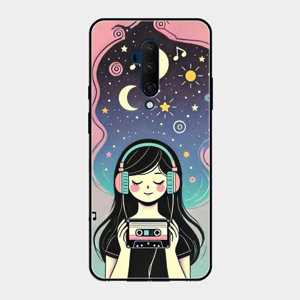 Luna Glass Case Cover For Oneplus 7T Pro