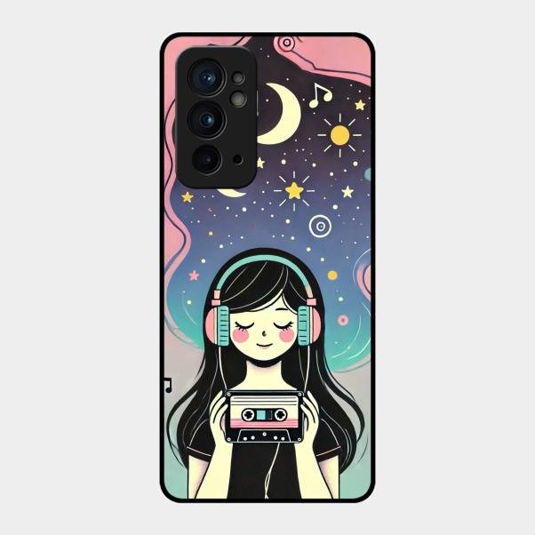 Luna Glass Case Cover For Oneplus 9Rt 5G