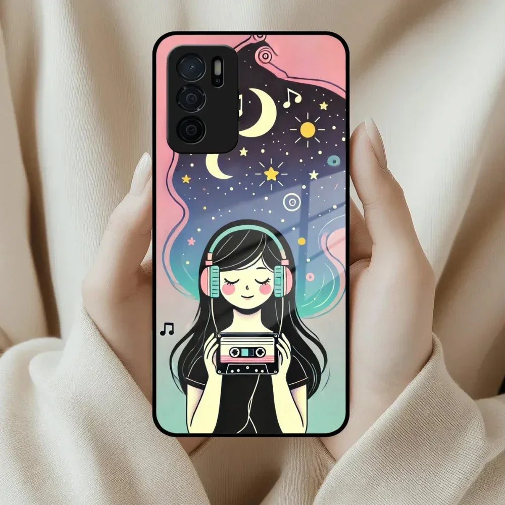 Luna Glass Case Cover For Oppo - ShopOnCliQ