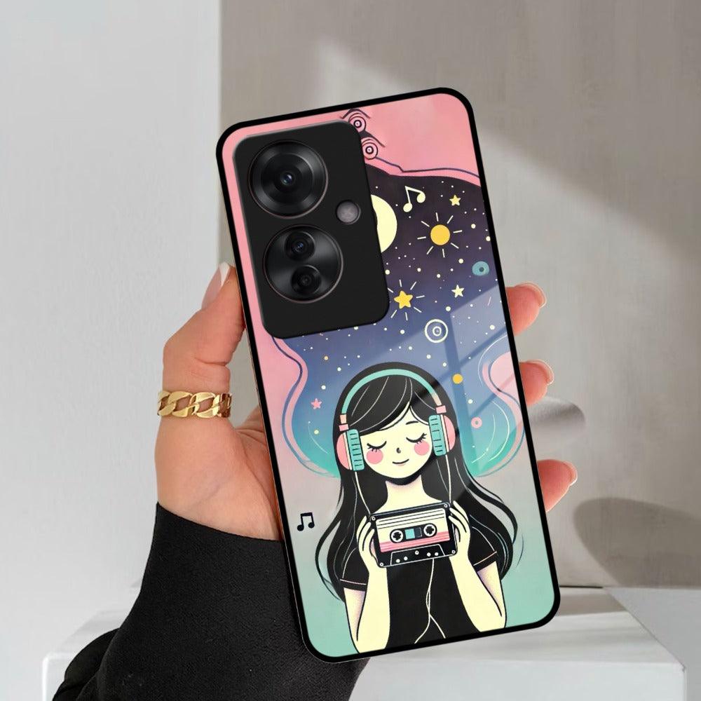 Luna Glass Case Cover For Oppo