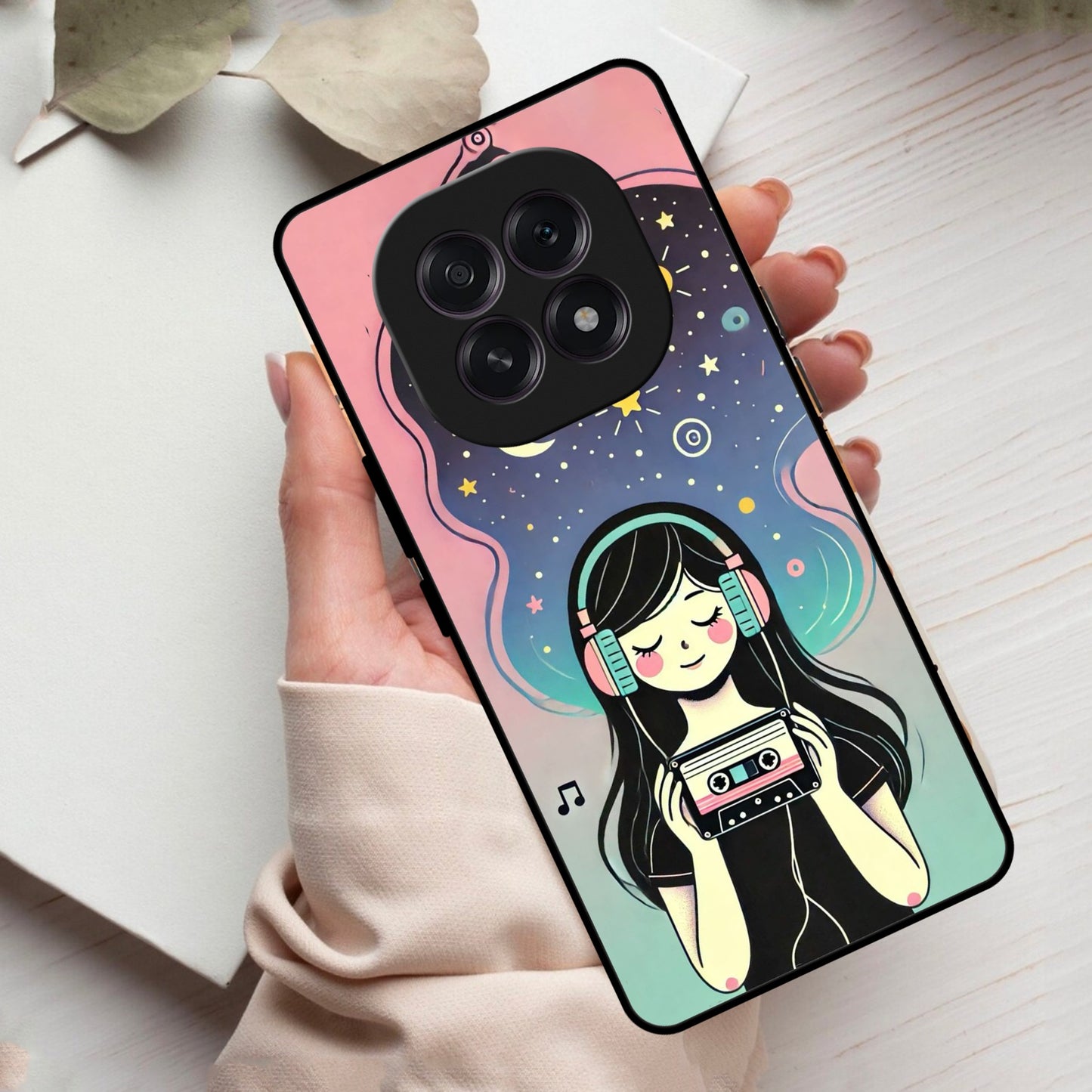 Luna Glass Case Cover For Oppo