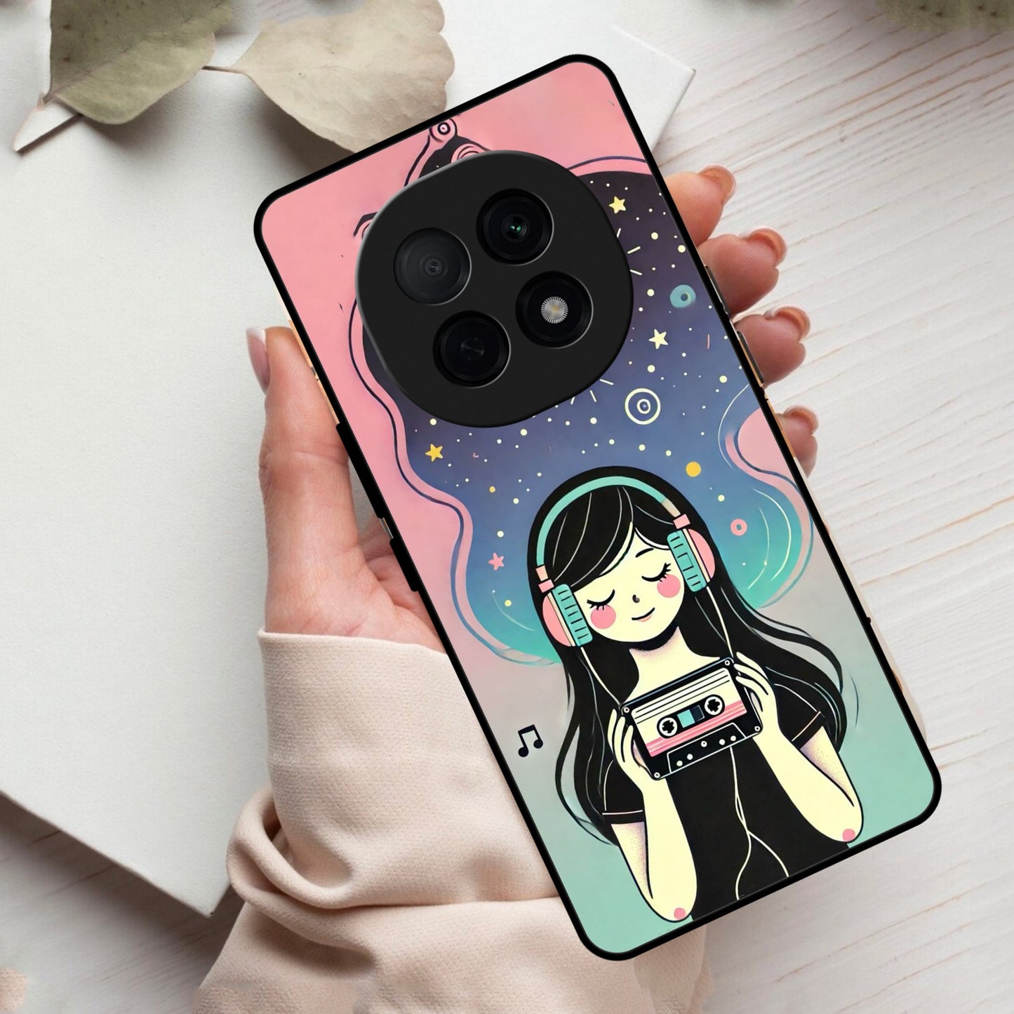 Luna Glass Case Cover For Oppo