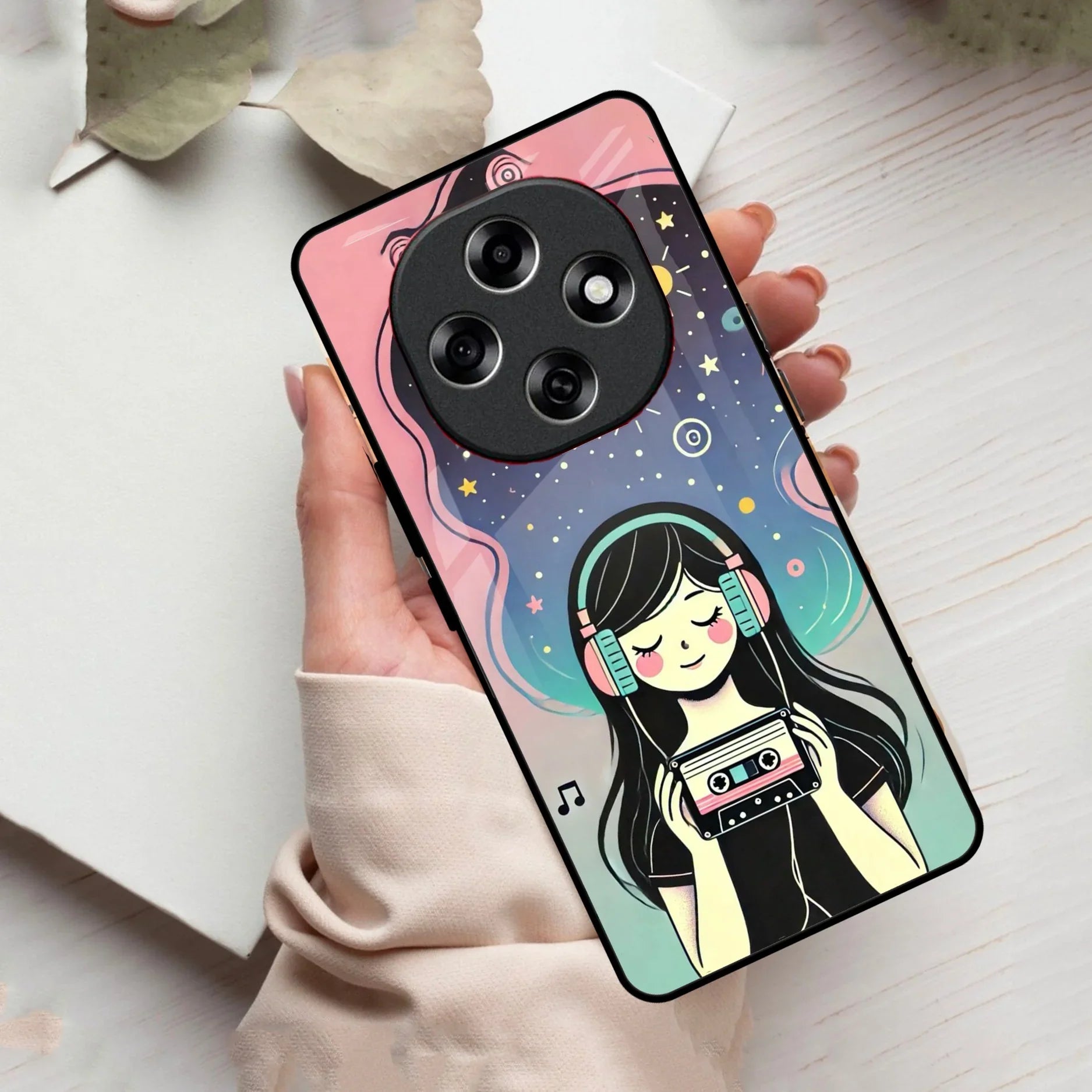 Luna Glass Case Cover For Oppo