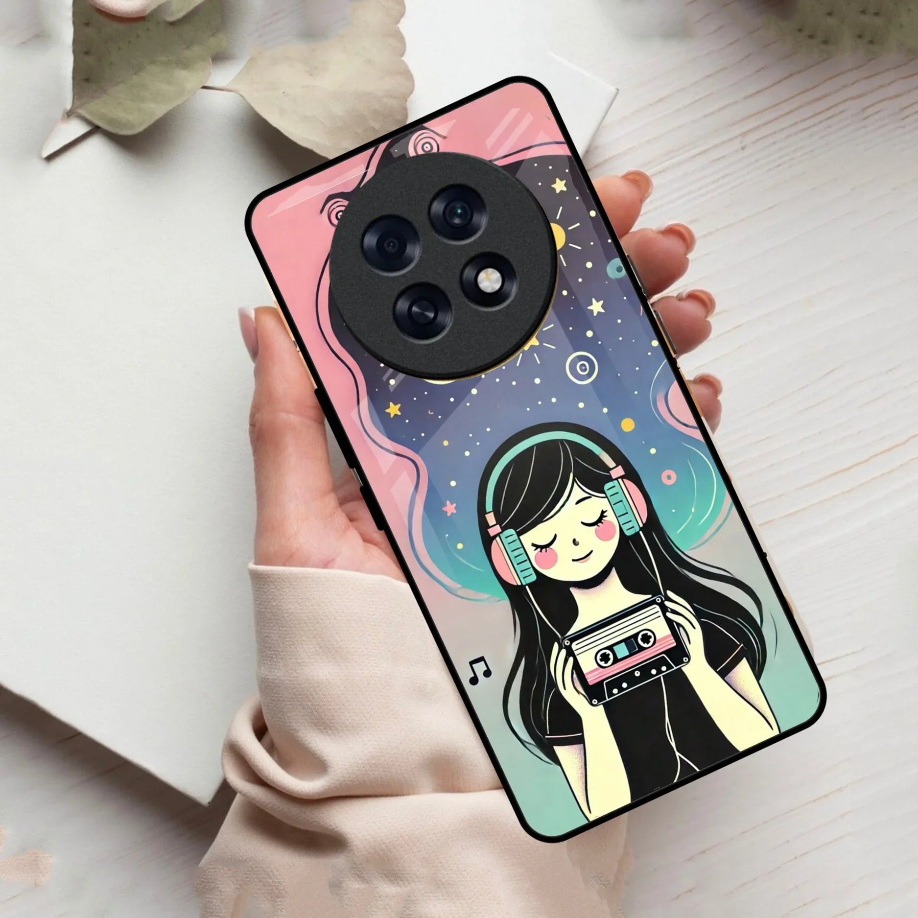 Luna Glass Case Cover For Oppo