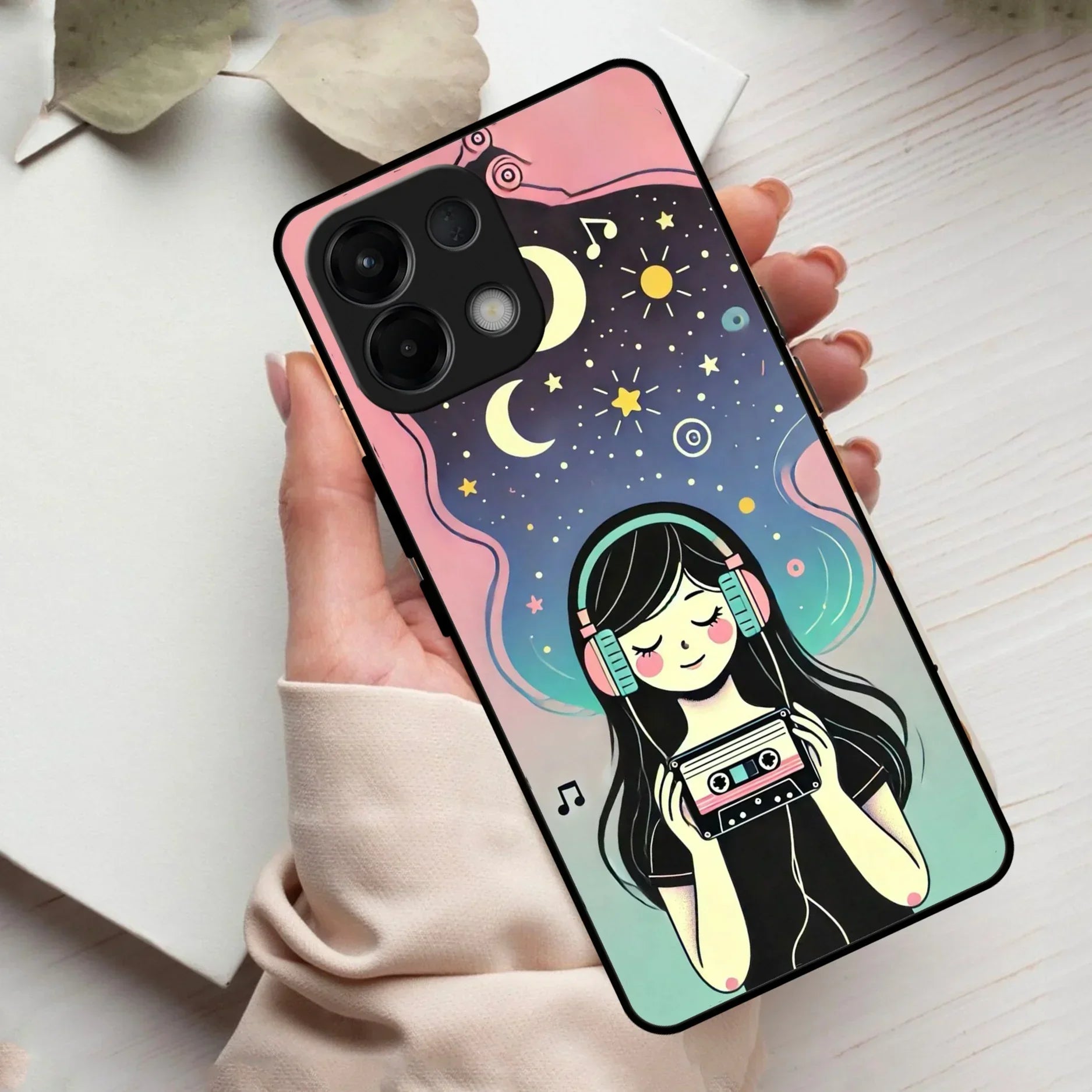 Luna Glass Case Cover For Oppo - ShopOnCliQ