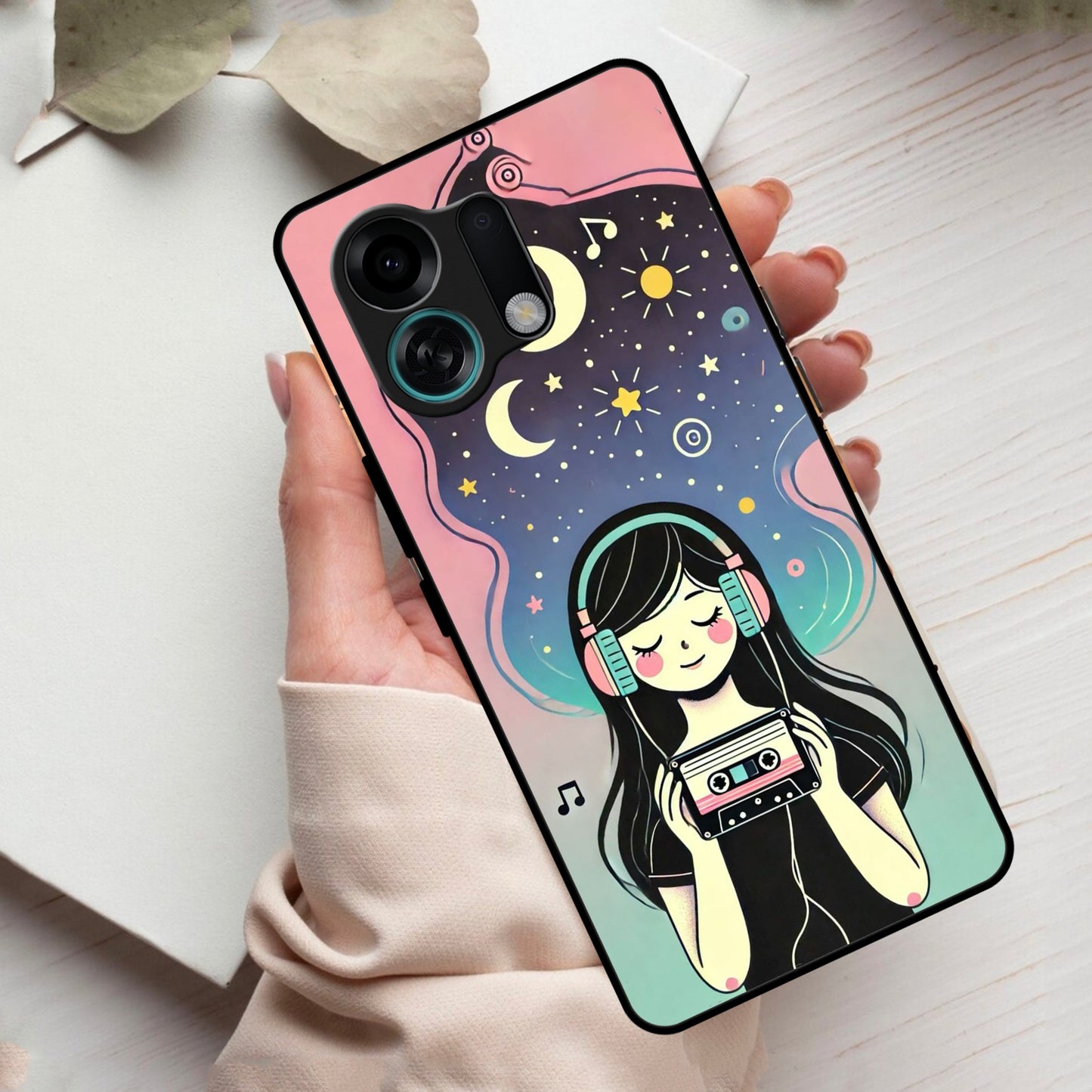 Luna Glass Case Cover For Oppo