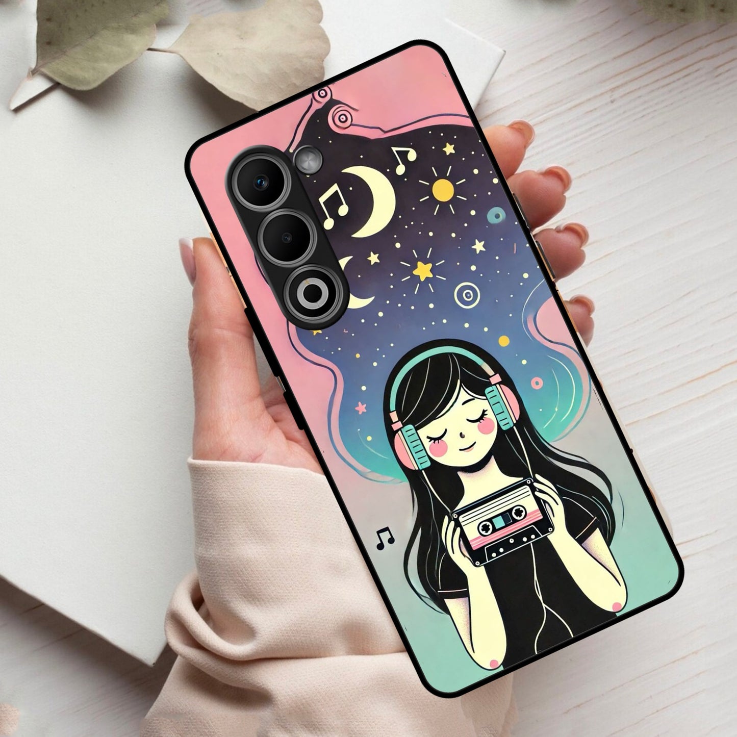 Luna Glass Case Cover For Oppo