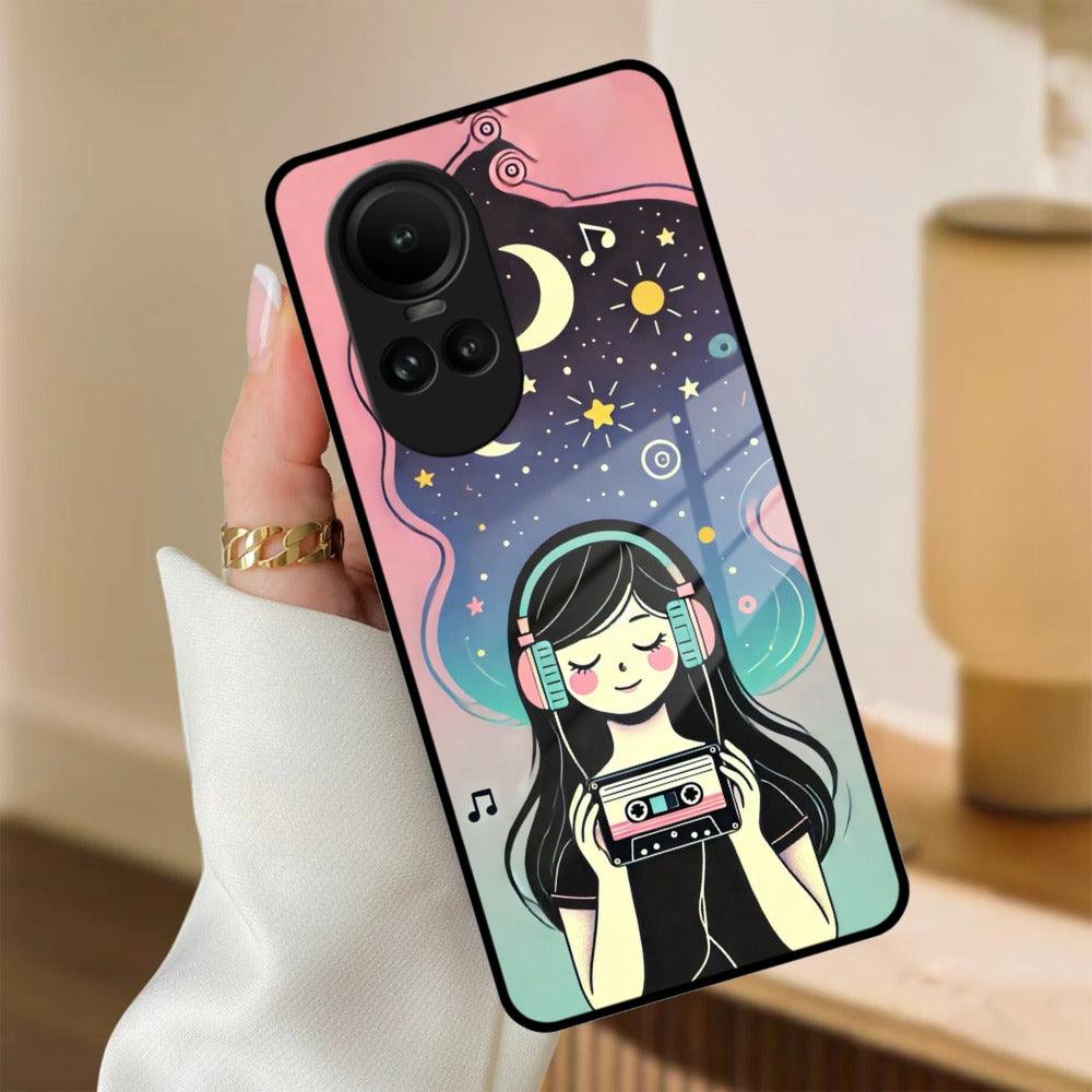 Luna Glass Case Cover For Oppo