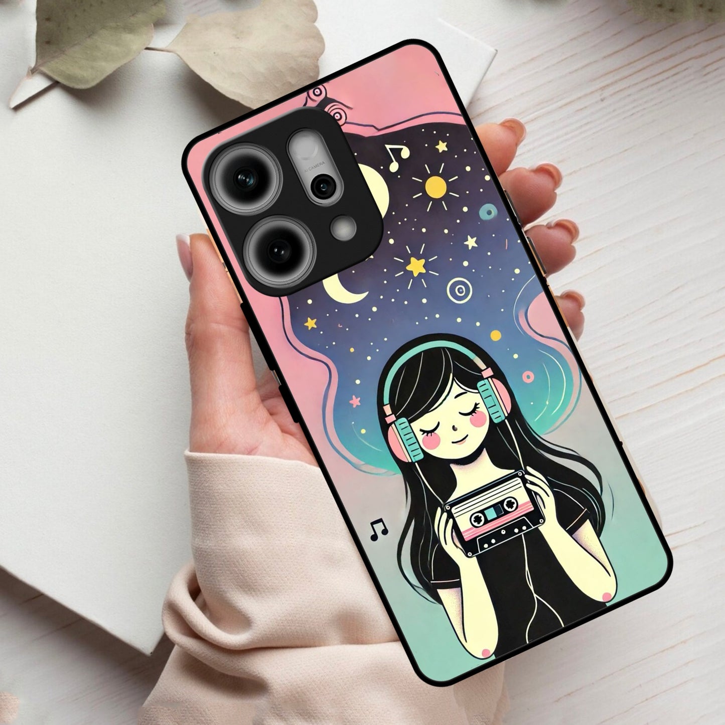 Luna Glass Case Cover For Oppo