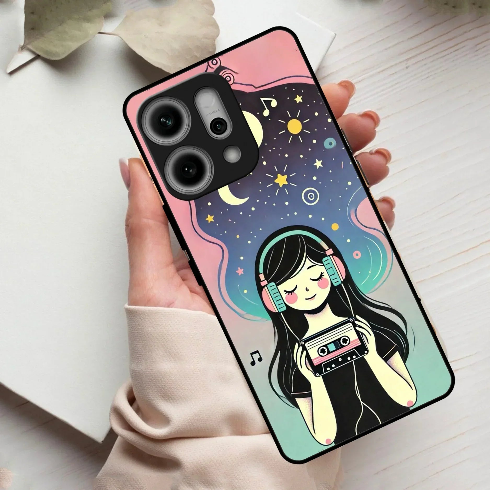 Luna Glass Case Cover For Oppo - ShopOnCliQ